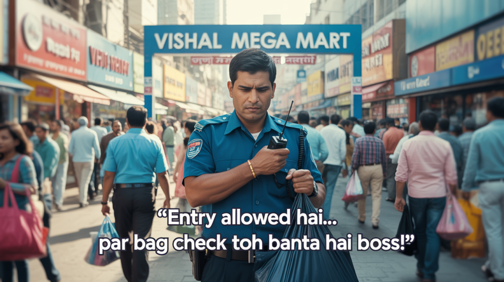 Vishal Mega Mart Security Guard Job Meme Explain – भाई ये नौकरी असली में कैसी होती है? चलो हंसते-हंसते समझते हैं!