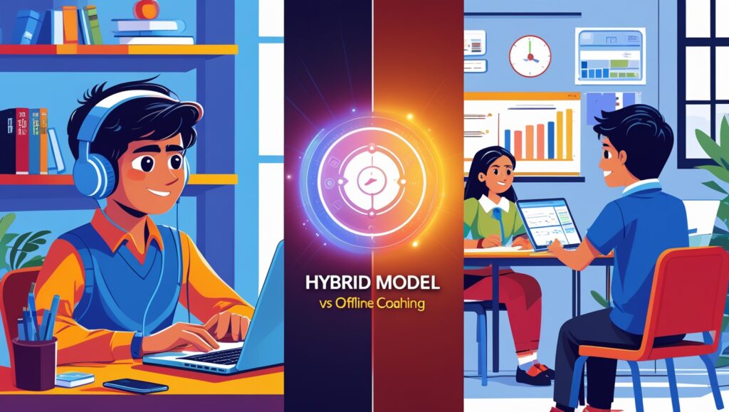 Online Coaching vs Offline Coaching: 2025 Mein Kaunsa Best Hai? Aur kya Hai Inka Hybrid Model?