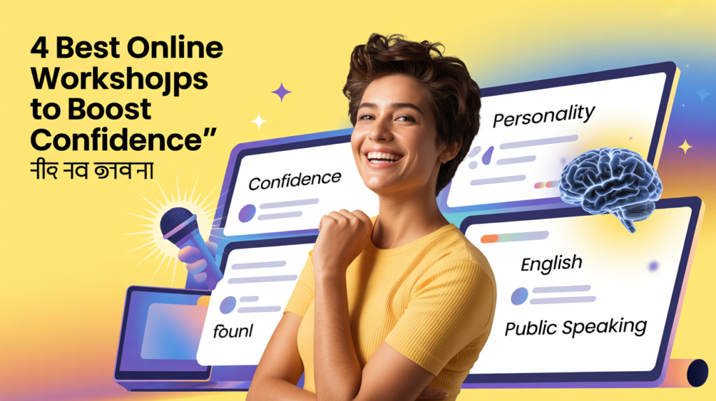 4 Best Online Workshops To Boost Confidence : Ghar Baithe Life Badlo!