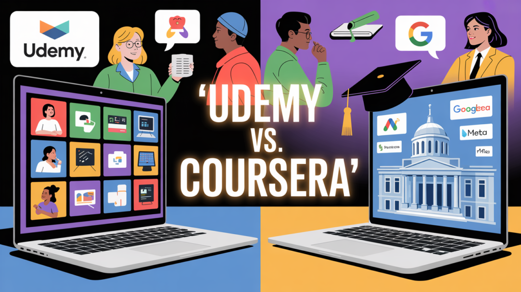 Udemy vs Coursera : 2025 की Ultimate Fight! कौन जीतेगा Career की Race?